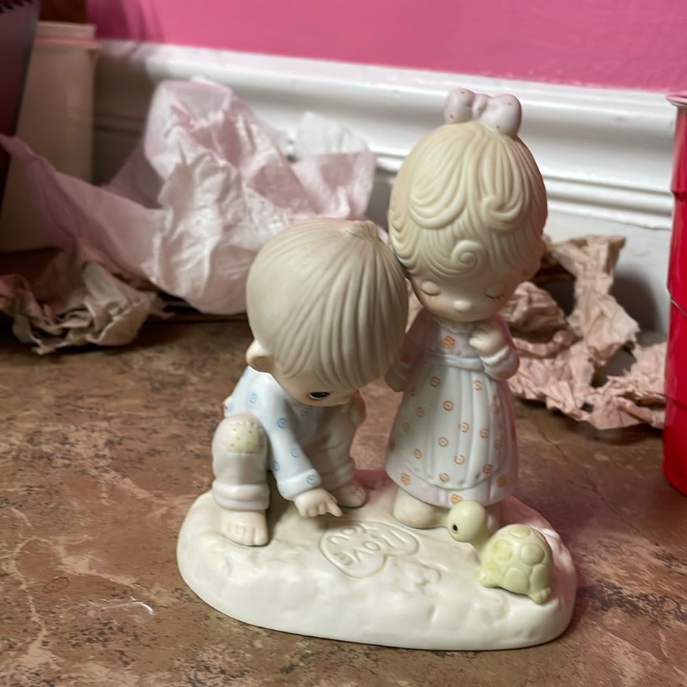 1983 vintage Precious Moments “Thou Art Mine” figurine